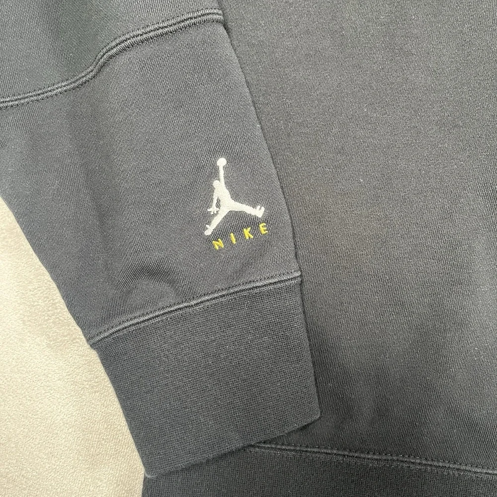 Jordan Mens Jumpman Fleece Crewneck Sweatshirt XL Black DA7194-010 Pullover